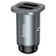 Автомобільний зарядний пристрій Hoco NZ4 2USB 2.4A без кабелю, Gray - зображення 1