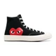 Женские кеды No Brand Comse Des Garcons Play High Top Sneakers Black 40 - изображение 1