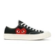 Женские кеды No Brand Comse Des Garcons Play Low Top Sneakers Black 39 - изображение 1