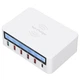 Зарядний пристрій WLX-818PF 100W 1xUSB QC3.0 / 4xUSB / 1xPD Type-C / бездротова зарядка Qi 10W - White - зображення 2