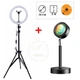 Комплект Кільцева Лампа 31см Ring Light + Настільна Проекційна Led Лампа з ефектом заходу сонця - изображение 1