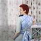 Слінг-шарф HOPPEDIZ Florenz Blue (30 % льону) (4,6 м) - зображення 6