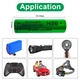 Акумулятор 18650 літій-іонний (Li-Ion) Vapcell INR18650 N36, 3650mAh, 8A, 4.2/3.6/2.5V, Green - зображення 5