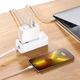 Сетевое зарядное устройство Baseus GaN5 Pro USB + Type-C + кабель Type-C, 1 метр (100Вт, 5A, адаптер, 2 разъема, быстрая зарядка) - Белый - изображение 2