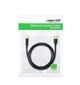 Кабель UGREEN US135 USB 2.0 AM to BM Print 1m Black (20846) - изображение 3