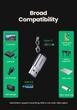 Переходник UGREEN US276 USB 3.0 Male to USB-C 3.1 Female Gray (50533) - изображение 4