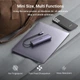 USB-хаб UGREEN CM512 USB-C to 2xUSB 3.0 + HDMI 4K@60Hz + RJ-45 Gigabit + SD/TF + USB-C PD Power Port Gray (60515) - изображение 8
