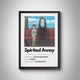 Постер аніме Хаяо Міядзакі Spirited Away / Віднесені привидами у рамці - зображення 2