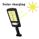 Вуличний ліхтар на сонячній батареї 3 ШТУКИ Solar Light 120D-10COB світлодіодний з датчиком руху, акумуляторний + Пульт - зображення 4