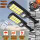 Вуличний світлодіодний ліхтар на сонячній батареї 2 штуки Solar Light SL-10COB з пультом, датчиком руху, акумуляторний - зображення 1