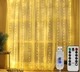 Гирлянда светильник "стена" "водопад" 300 LED USB +ДУ 3*3 м 10 нитей Теплый желтый цвет (679286125) - изображение 15