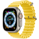 Силиконовый ремешок Apple Watch Ocean Band 49/45/44/42 mm, Yellow (HC) - изображение 2