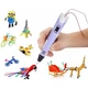3D-ручка с дисплеем для рисования 3D Pen 2 с комплектом пластика (3 цвета) Фиолетовая - изображение 5