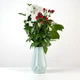 Ваза для цветов MBM HOME пластиковая 20 см DH-FLOWERS-07 BLUE Голубая - изображение 1