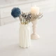 Ваза для цветов MBM HOME пластиковая 18 см DH-FLOWERS-01 WHITE Белая - изображение 2