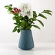 Ваза для цветов MBM HOME пластиковая 20 см DH-FLOWERS-04 DARK BLUE Синяя - изображение 1