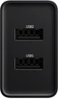 Мережевий зарядний пристрій Baseus Speed Mini Dual U 10.5W 2USB 2.1A Travel Charge Black (CCFS-R01) - зображення 6