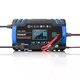Зарядное устройство для автомобильного аккумулятора Foxsur 12V-24V 8A (совместимо со свинцово-кислотными и гелиевыми АКБ) Blue - изображение 1