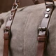 Дорожня сумка текстильна сумка для подорожей Vintage Сіра (142527) - зображення 11