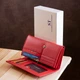 Жіночий Гаманець Класичний Однотонний Червоний St Leather (227012) - зображення 9