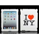 Чехол для IPad 2 \"I Love NY\", белый с надписью 4325498 - изображение 2