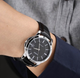 Мужские функциональные часы Casio MTP-V004L-1A Черные с серебристым - изображение 1