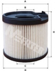 Фильтр топливный 2.0HDi Scudo/Expert 99-/Berlingo/Partner 99-05 (с-ма Bosch) MFilter (DE3113) - изображение 1