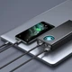 Повербанк портативное зарядное устройство Power Bank Baseus Amblight 30000 mAh premium 65W 6A с Led дисплеем и технологией QC3.0+PD3.0 Black - изображение 7