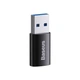 Адаптер Baseus Ingenuity Series Mini OTG Adaptor USB 3.1 to Type-C Black (ZJJQ000101) - изображение 1