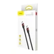 Кабель Baseus Cafule Type-C 3A PD 2.0 60W Flash Charging 2.0 м Red/Black (CATKLF-H91) - зображення 9