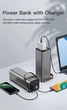 Портативний зарядний пристрій (батарея) Power bank Інвекторна станція Yoobao EN1 QC, PD 46200mAh - зображення 5