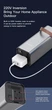Портативний зарядний пристрій (батарея) Power bank Інвекторна станція Yoobao EN1 QC, PD 46200mAh - зображення 8