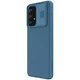 Карбонова накладка Nillkin Camshield (шторка на камеру) на Samsung Galaxy A33 5G Синій / Blue - зображення 4