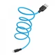 Кабель Hoco X21 Plus Silicone Micro USB (1m) black/blue - изображение 11