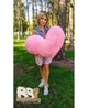 Сердце BigBears 100 см. Розовый - изображение 1
