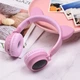 Наушники Bluetooth Hoco W27 Cat Ear Wireless Headphones Pink - изображение 8
