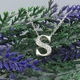 Срібна буква на ланцюжок "S" - зображення 3
