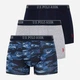 Набор трусов-боксеров мужских US Polo Assn 80332 L 3 шт GREY MLG/NAVY/CAMOUFLAGE (8680557273700) - изображение 1