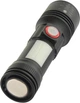Фонарь ручной аккумуляторный Quantum QM-FL1031 Adept 10W LED zoom + COB с USB (0751784842729) - изображение 3