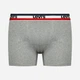 Набор трусов боксеров мужских хлопковых Levi's 100002870-004 L 3 шт Black/Grey Melange (8720245095600) - изображение 5