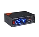 Підсилювач звуку Boschmam BM-700BT Bluetooth USB SD FM 2×25W, інтегральний 2-канальний аудіопідсилювач з медіаплеєром, FM-тюнером, підтримкою USB та SD карт, металевий корпус, дисплей, регулювання балансу і тембру, живлення 220V/12V - изображение 2