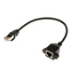 Кабель переходник соединитель LAN RJ45 Male - RJ45 Female 8 Pin (30 см) (48527) - изображение 3