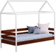 Кровать Estella Амми 80х190 ordf Щит Л4 Каштан / Белая (5700913026) - изображение 1
