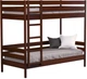 Кровать Estella Дуэт 90х200 ordf Массив 2Л4 Каштан (8001756027) - изображение 1