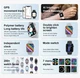 Смарт годинник Airplus GS8 Max Smart Watch 8 series White. Розумний фітнес годинник. Колір білий. - зображення 12