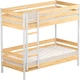 Кровать Estella Дуэт Гранде 90х200 ordf Щит 2Л4 Белая + Бук (97928411027) - изображение 2