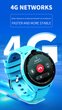 Детские смарт часы TechONE AFG33 4G GPS WiFi Голубой - изображение 7