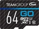Карта памяти MicroSDXC 64GB UHS-I/U3 Team Go R90/W45MB/s + SD-адаптер (TGUSDX64GU303) - изображение 2