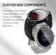 Смарт годинник Howear HW21 Срібло Full AMOLED Screen 42 мм - зображення 5