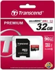Карта памяти MicroSDHC 32GB UHS-I Class 10 Transcend Premium 400x + SD-adapter (TS32GUSDU1) - изображение 3